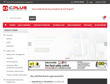 Tablet Screenshot of cpluselectronics.com